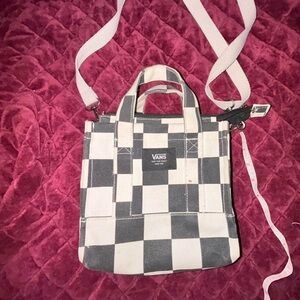 Vans Checkered Black and White tote bag